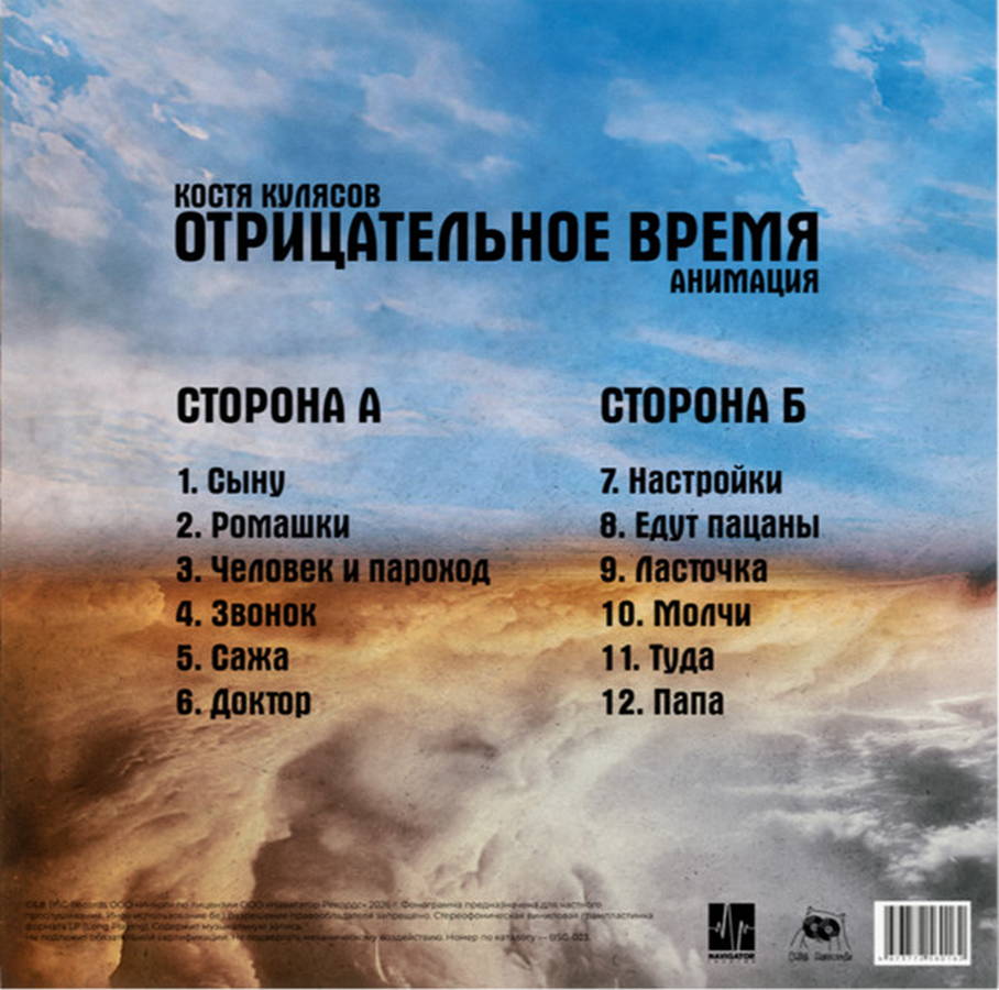 Костя Кулясов, АнимациЯ – Отрицательное Время (color)